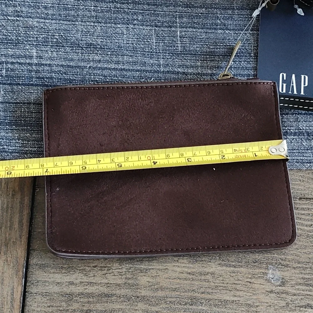 GAP Brown Vegan Suede Bucket Bag.